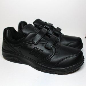 New Balance Womens 812 Walking Shoes Black Hook & Loop Wide - Size 10.5 EUC